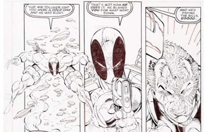 Deadpool encheres