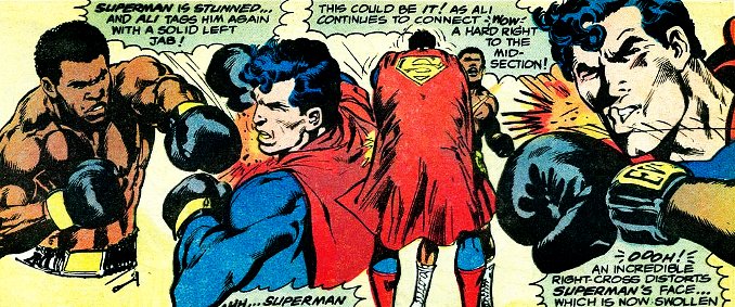 coups de poings fracassants comics Marvel DC