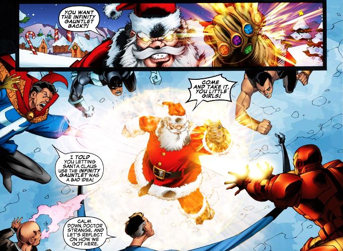 personnages ayant portés le Gant de l'Infini