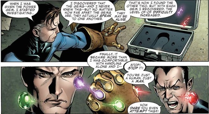 personnages ayant portés le Gant de l'Infini