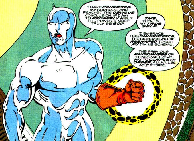 personnages ayant portés le Gant de l'Infini