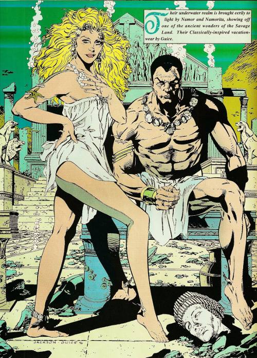 Quand les artistes Marvel dessinaient les super-héros… en maillots de bain !