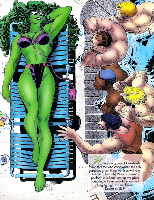 Quand les artistes Marvel dessinaient les super-héros… en maillots de bain !