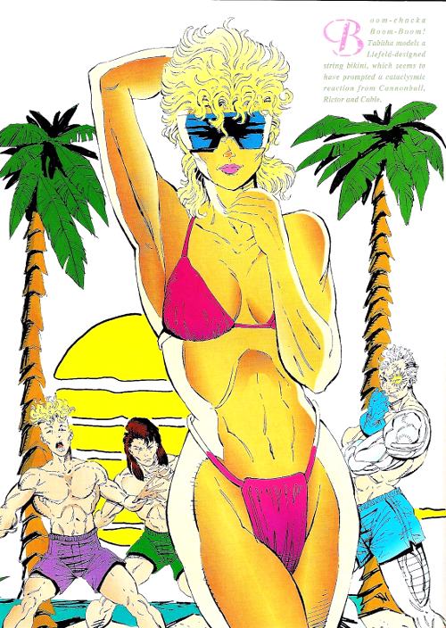 Quand les artistes Marvel dessinaient les super-héros… en maillots de bain !