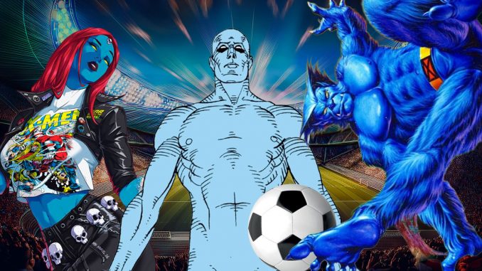 18 super-héros bleus aux couleurs de l’Équipe de France