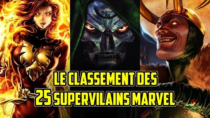 classement supervilains Marvel