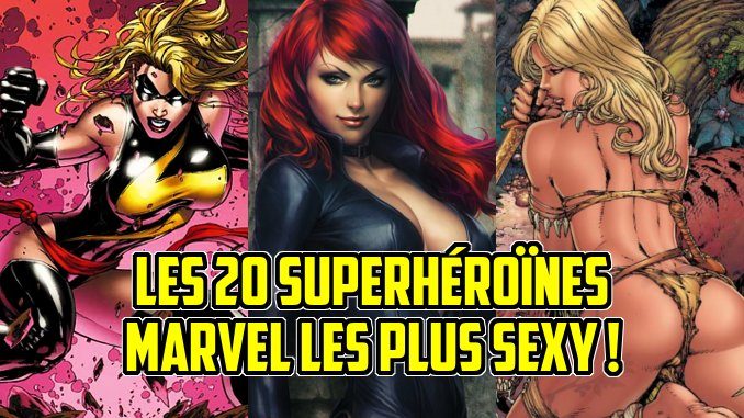 superhéroïnes sexy Marvel
