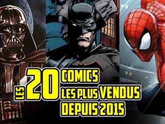meilleures ventes comics depuis 2015