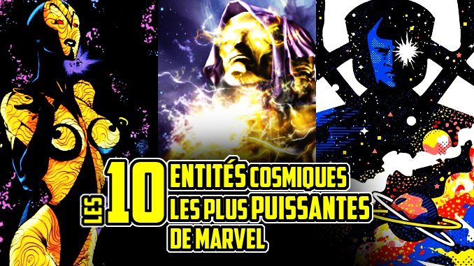 entités cosmiques Marvel
