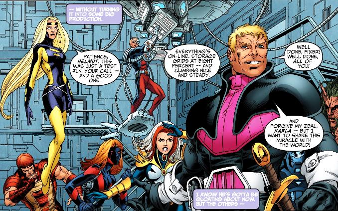 équipe Thunderbolts versus avengers