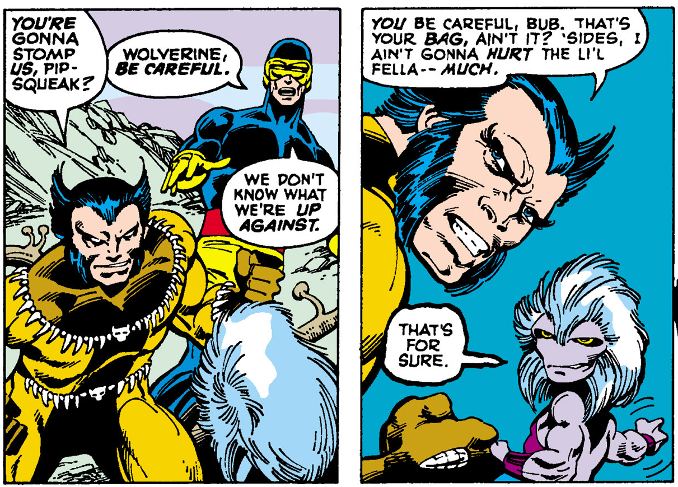 looks Wolverine fang