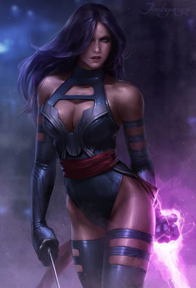 personnages Marvel préférés psylocke