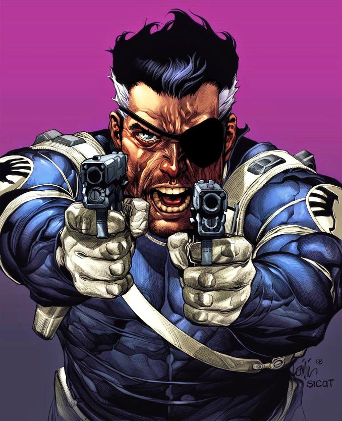 personnages Marvel préférés nick fury