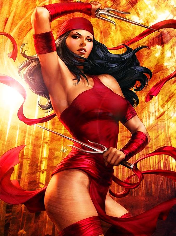 personnages Marvel préférés elektra