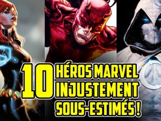 héros Marvel Comics sous-estimés