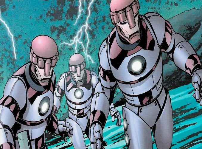 7 Robots Marvel Comics Sentinelles