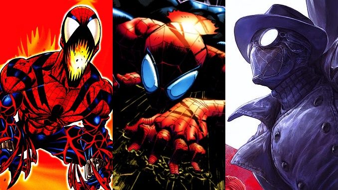 Spider-Man versions alternatives noir sombres