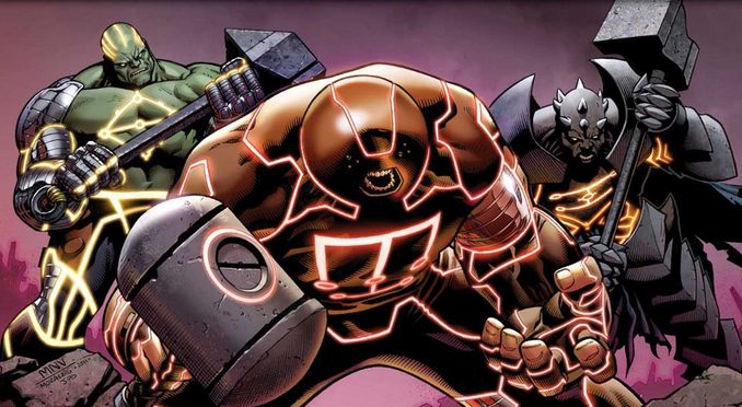 15 marteaux Marvel
