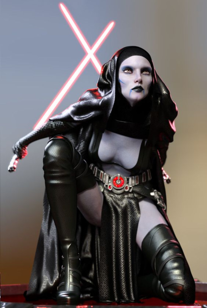 sexy Star Wars asajj ventress