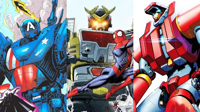 mechas Marvel comics