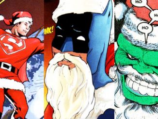 comics superhéros pere noel