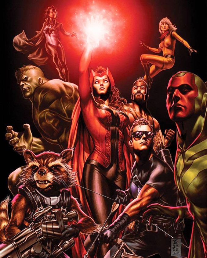 comics pouvoirs sorciere rouge