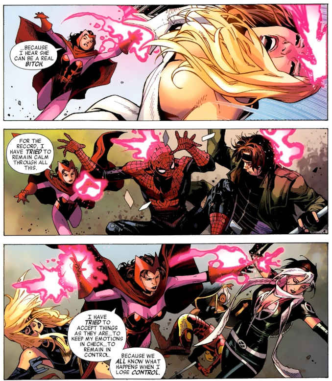 comics pouvoirs sorciere rouge