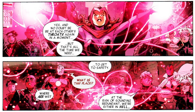 comics pouvoirs sorciere rouge