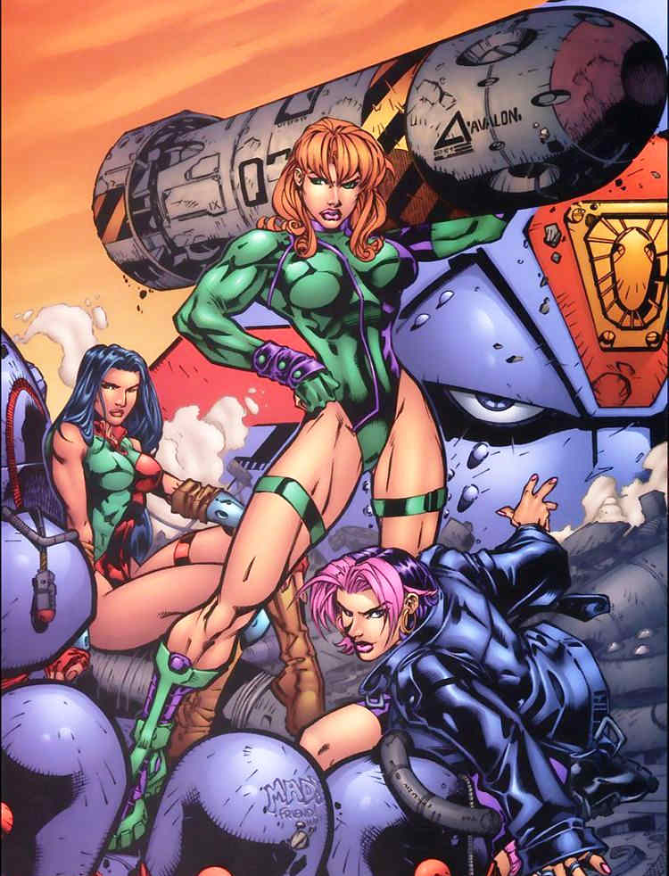 comics femmes musclées