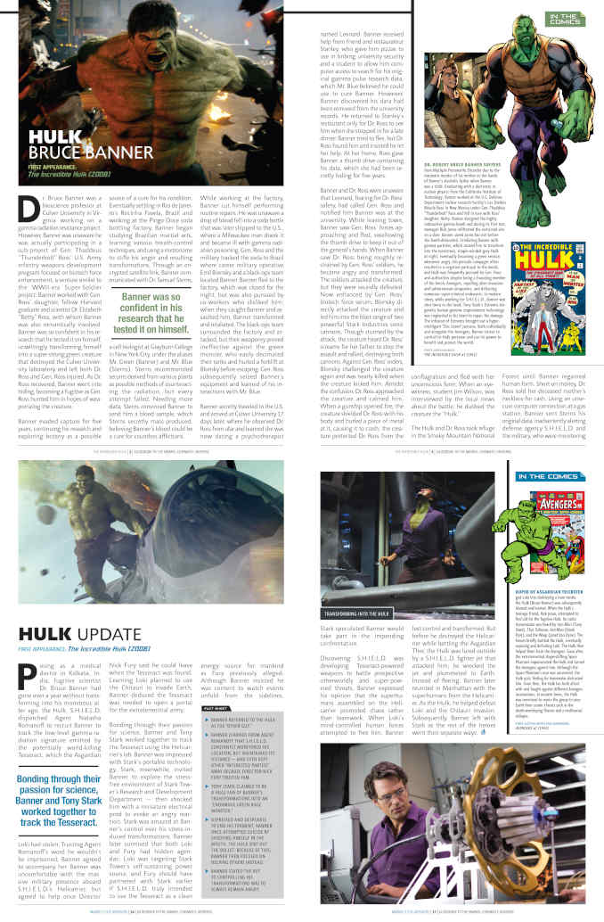 encyclopedia marvel de a à z Official Handbook of the Marvel Universe