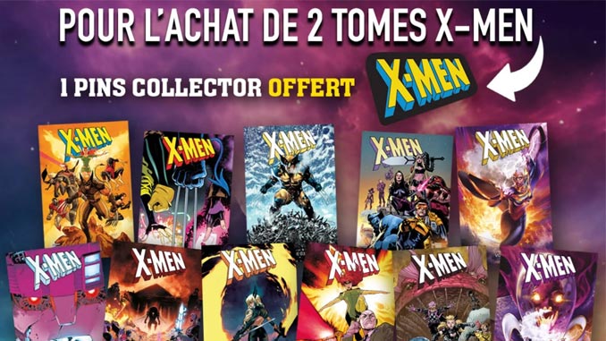 les-x-men-sinvitent-sur-vos-vestes-un-pins-offert-avec-les-softcovers-x-men pin's x-men