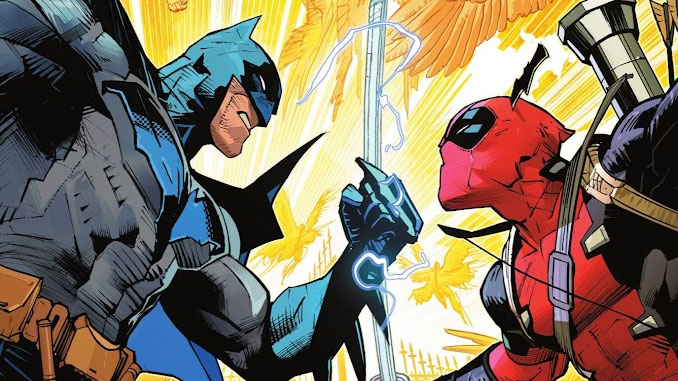 DC/Marvel Batman/Deadpool couverture crossover event