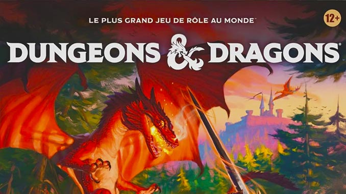 D&D Dungeons & Dragons boîte d'initiation 2026