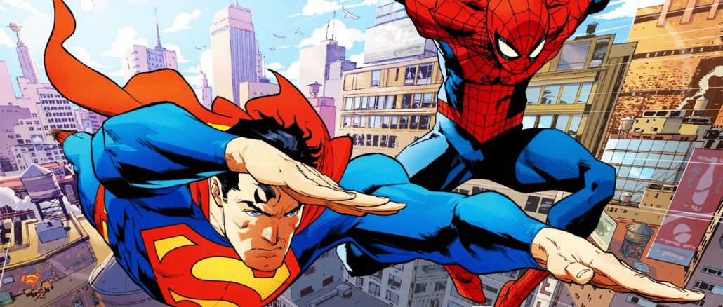 DC/Marvel superman spider-man