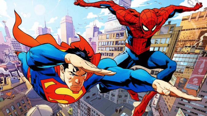 DC/Marvel superman spider-man